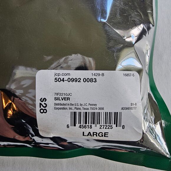 St.John's Bay Cool Performance Crew Gray Men's Size Large - Picture 6 of 6